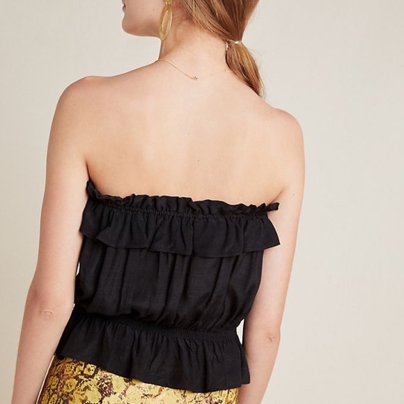 Anthropologie Adelaide Strapless Blouse - Picture 2 of 5